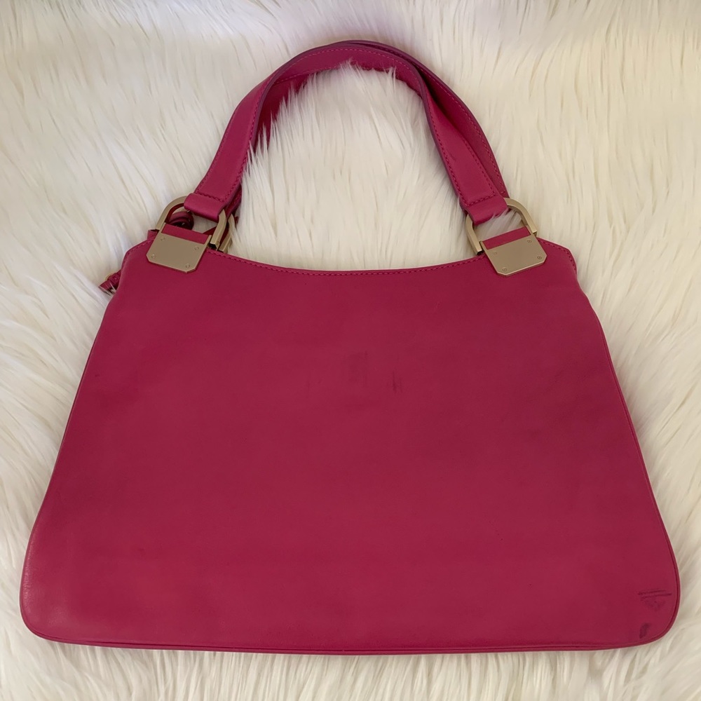 NWT. Cole Haan Fuschia Kendal Flat Handbag - Picture 3 of 8